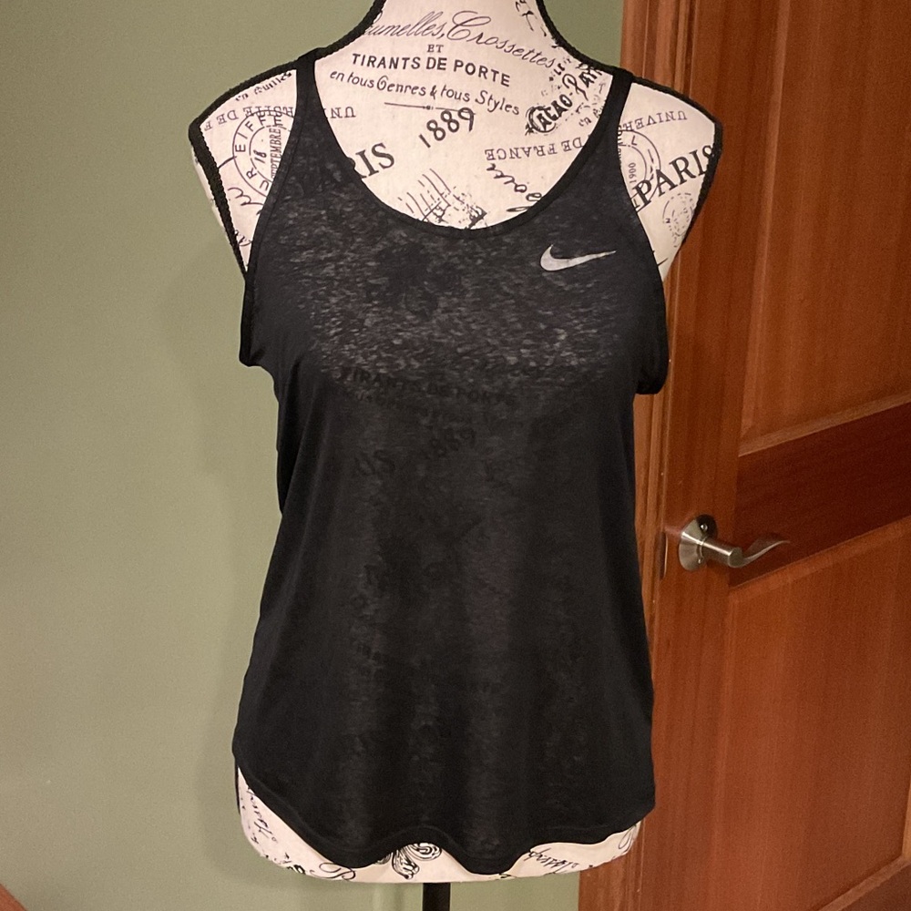 Nike Women's Black Tank Top, Size S